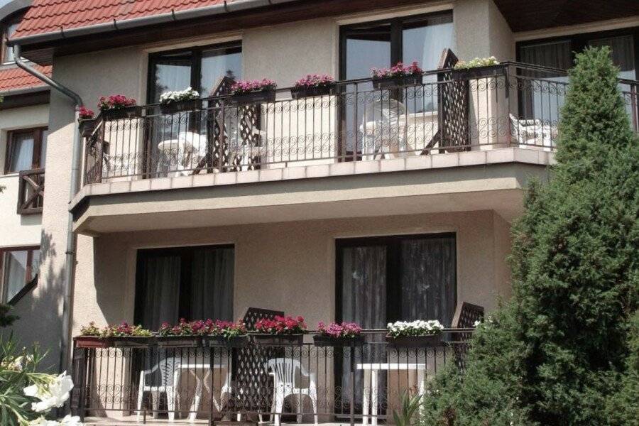 HELIOS Hotel Apartments facade, balcony, garden