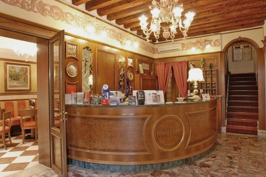 Hotel Fontana lobby,front desk,