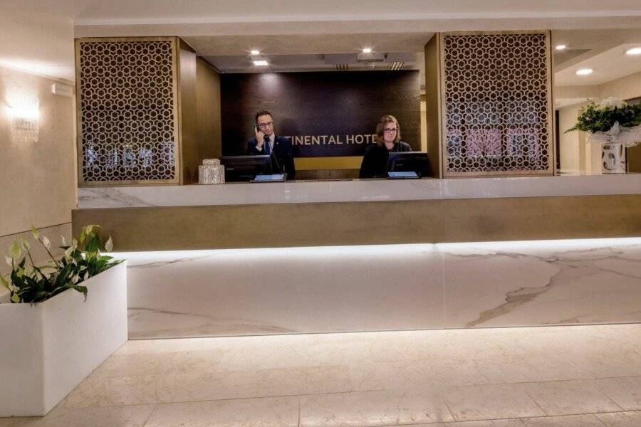 BW Premier Collection CHC Continental front desk, lobby, restaurant