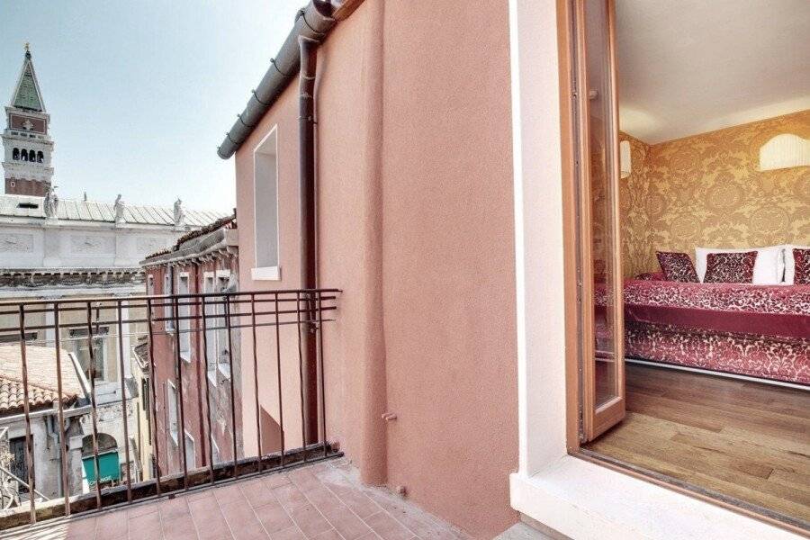 Hotel Casanova balcony, hotel bedroom, ocean view