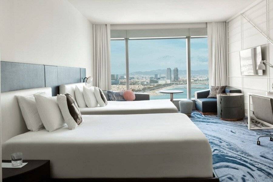 W hotel bedroom,ocean view