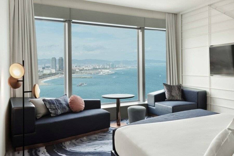 W hotel bedroom,ocean view