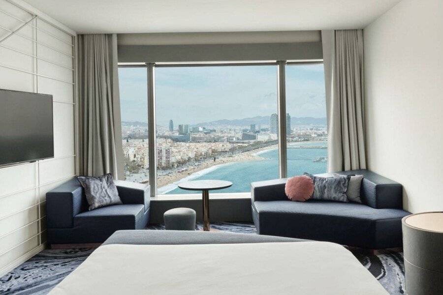 W hotel bedroom,ocean view