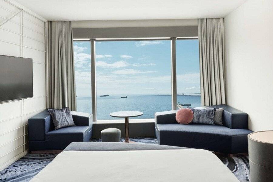 W hotel bedroom,ocean view