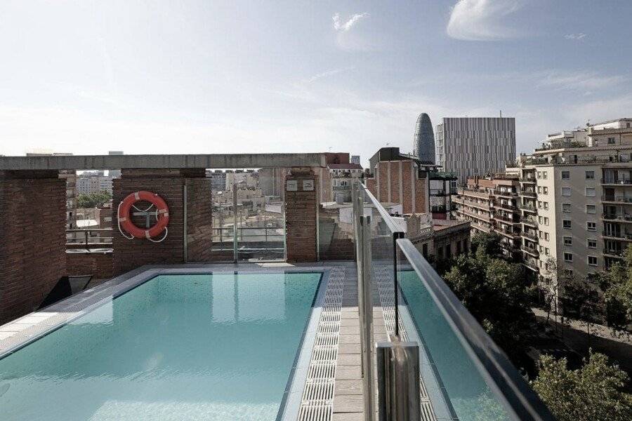 Catalonia Albeniz rooftop pool,ocean view