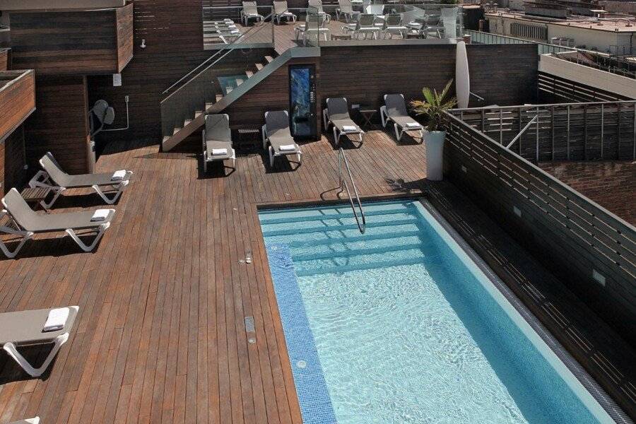 Hotel Lleó rooftop pool,outdoor pool