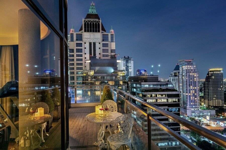 Bandara Suites Silom, balcony,ocean view