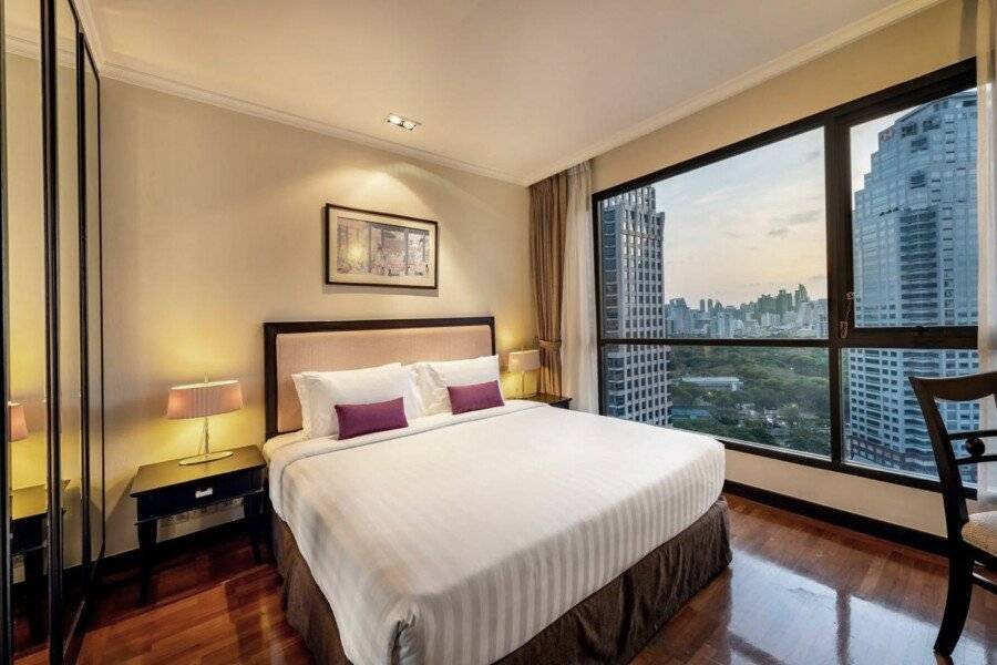 Bandara Suites Silom, hotel bedroom,ocean view