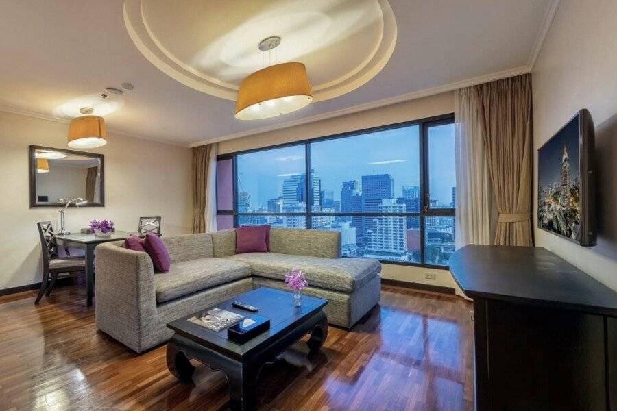 Bandara Suites Silom, hotel bedroom,ocean view