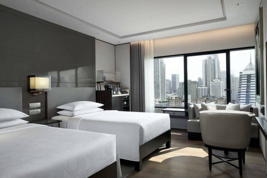 JW Marriott Hotel hotel bedroom,city view