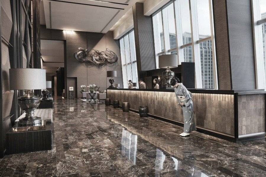 The Okura Prestige lobby,front desk