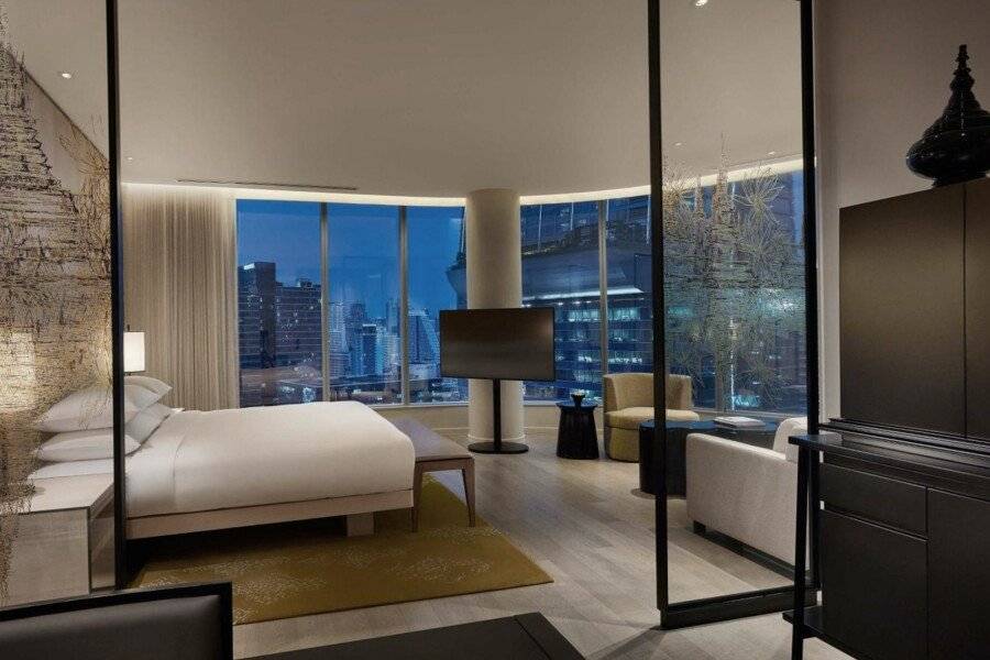 Park Hyatt hotel bedroom,ocean view