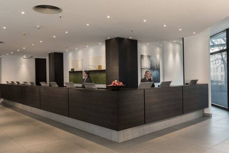 Estrel front desk, lobby