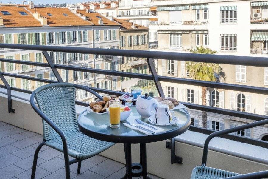 Hotel Riviera balcony,breakfast,ocean view