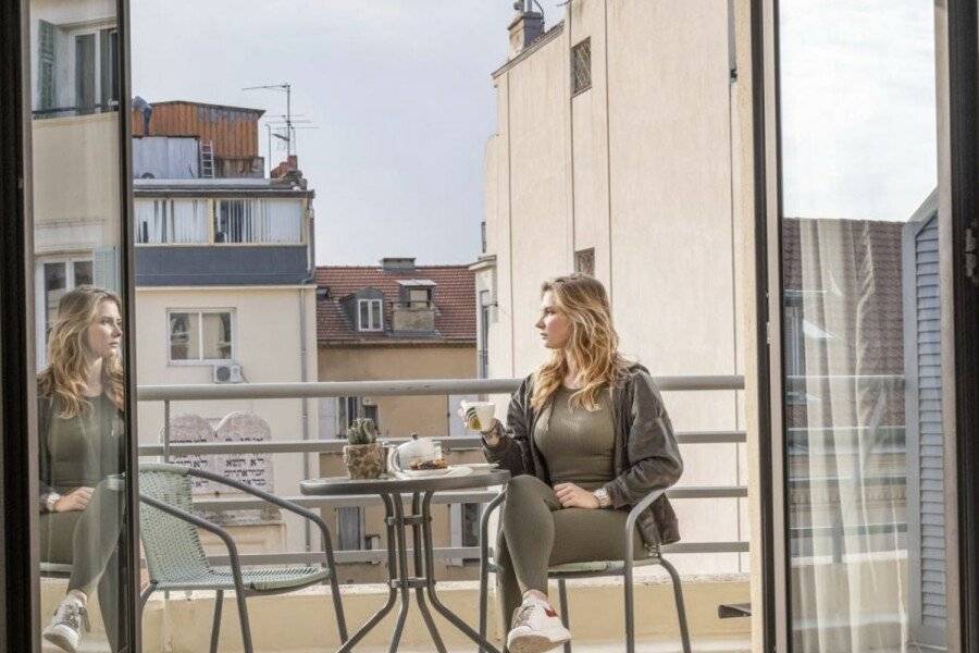 Hotel Riviera balcony, hotel bedroom, ocean view