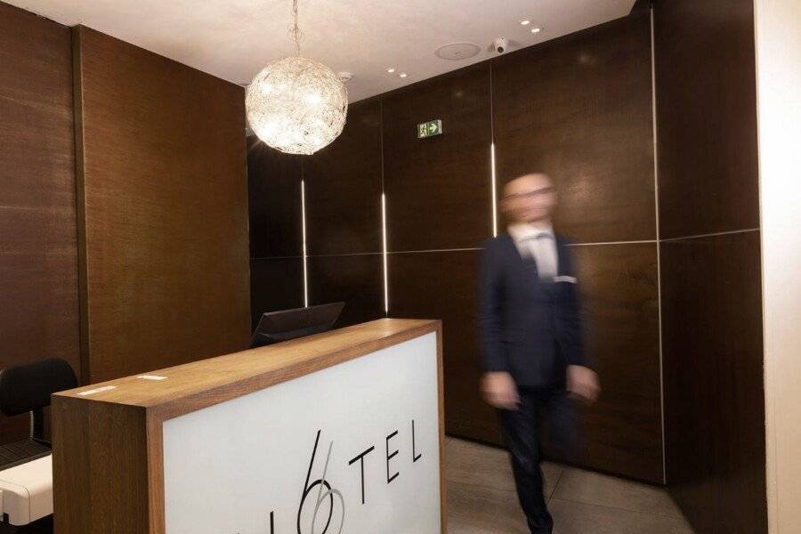 Hotel 66 lobby,front desk,