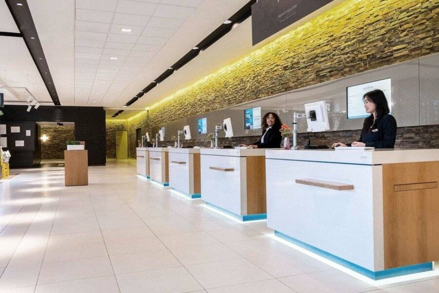 Novotel City front desk, lobby