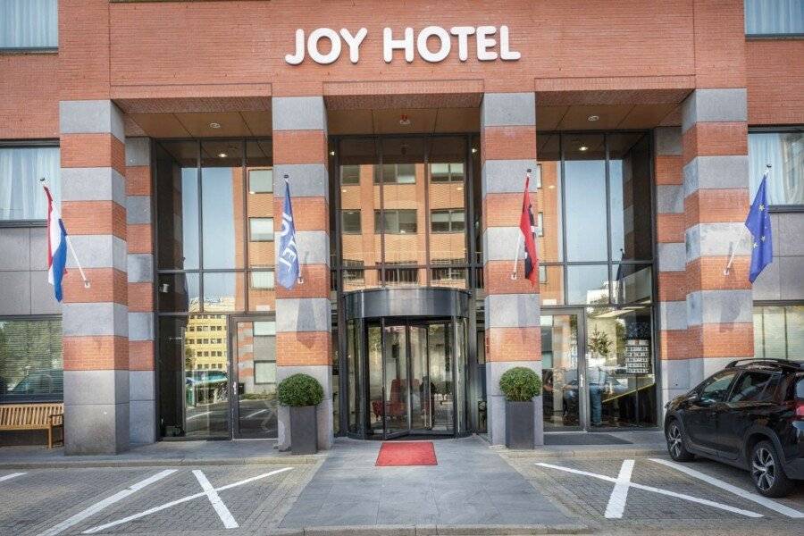 Joy Hotel facade, hotel facade