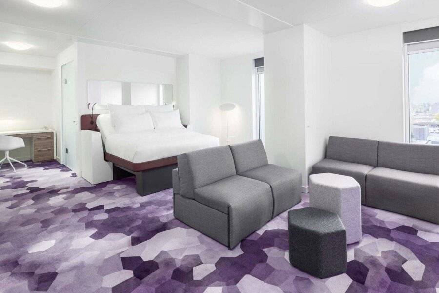 YOTEL hotel bedroom