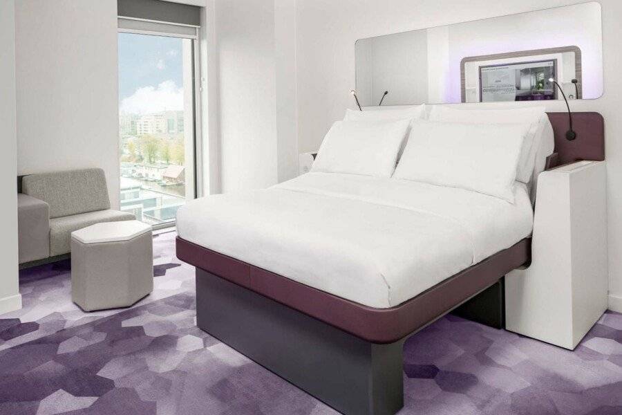 YOTEL hotel bedroom