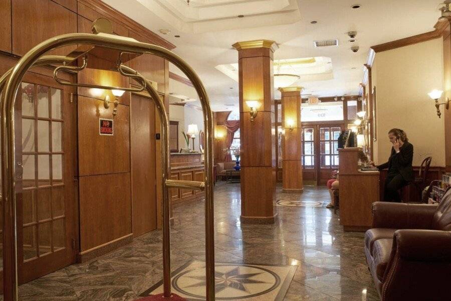 Hotel St. James lobby,front desk,