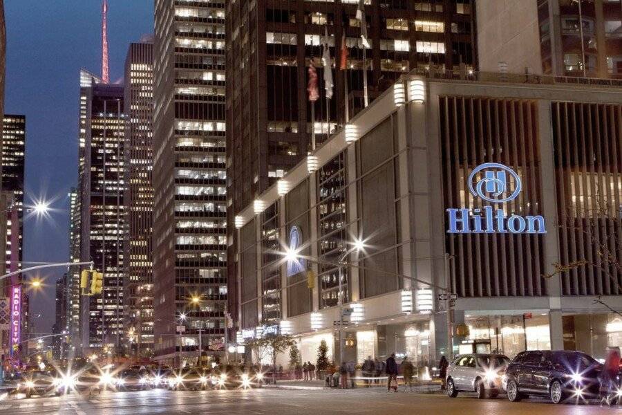 New York Hilton Midtown , hotel facade