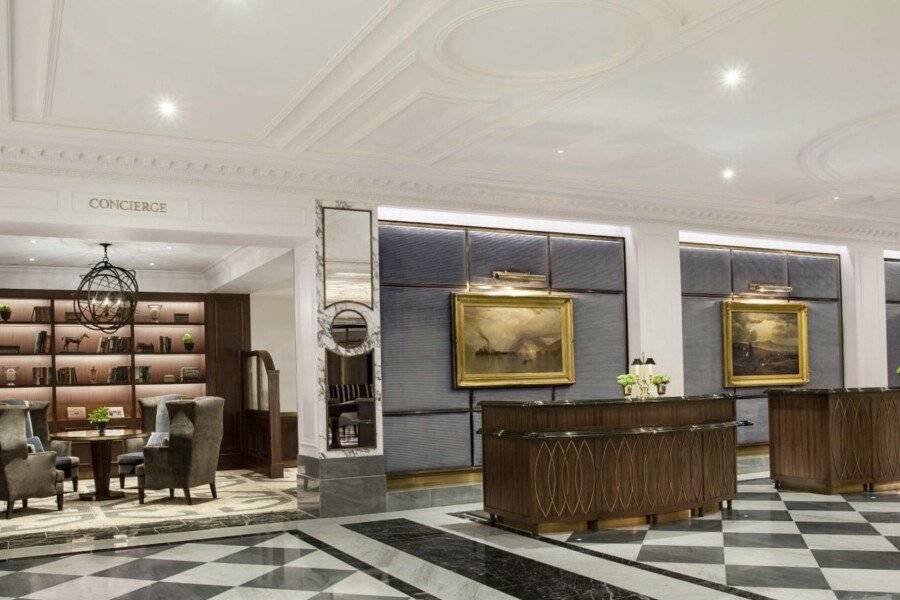 InterContinental Barclay Hotel, an IHG Hotel lobby,front desk,