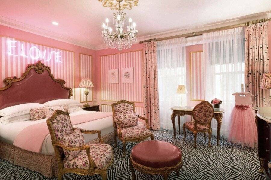 The Plaza hotel bedroom