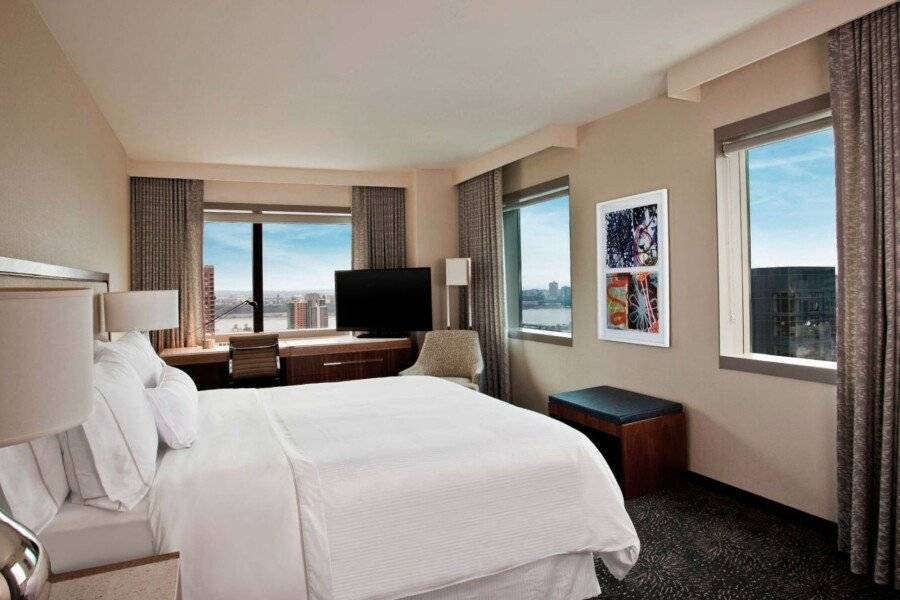 The Westin at Times Square hotel bedroom,ocean view