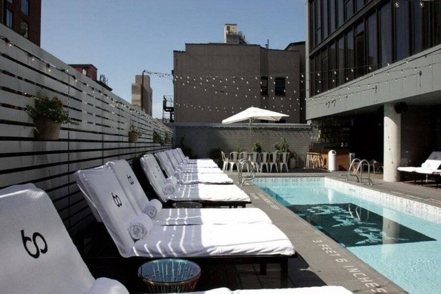 Sixty LES rooftop pool,outdoor pool,spa