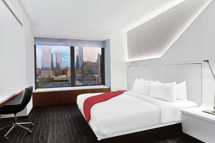 The Washington by LuxUrban hotel bedroom,city view