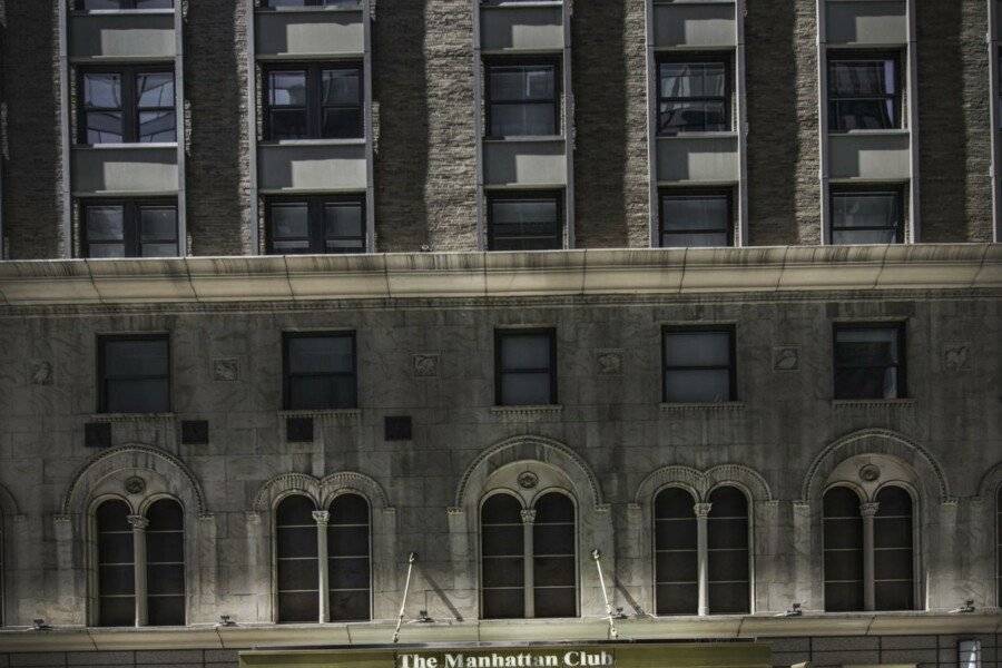 The Manhattan Club facade