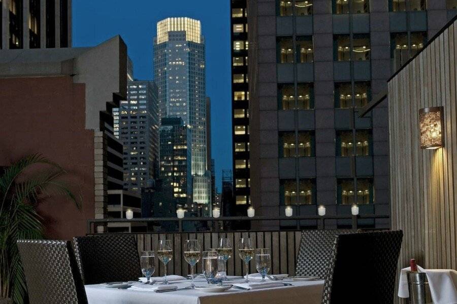 The Muse New York restaurant, balcony, city view