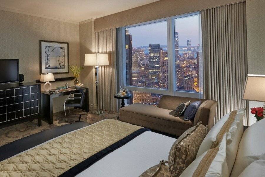 Mandarin Oriental, hotel bedroom,city view