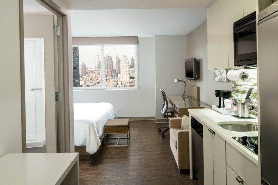 Element Times Square West hotel bedroom