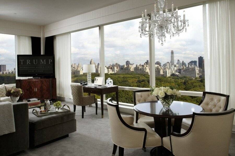 Trump International hotel bedroom,ocean view