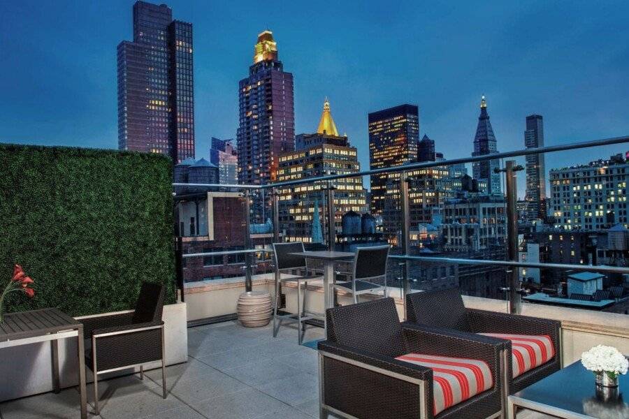 Hyatt Herald Square New York rooftop pool, ocean view