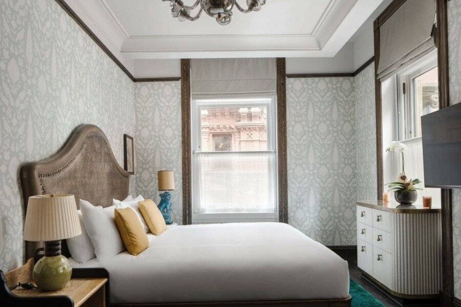 The Beekman, A Thompson Hotel, by Hyatt hotel bedroom