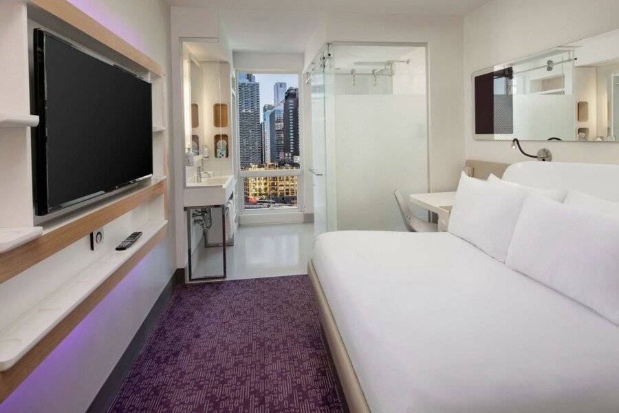 YOTEL Times Square hotel bedroom