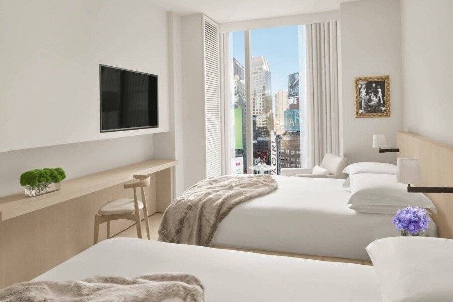 The Times Square EDITION hotel bedroom