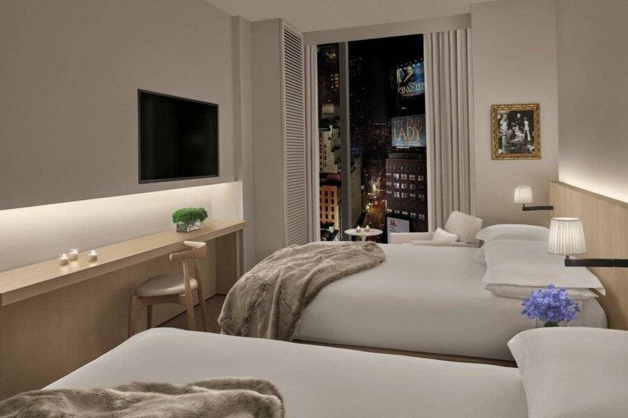 The Times Square EDITION hotel bedroom