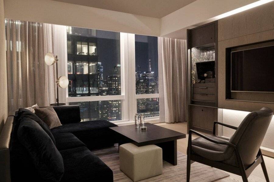 Equinox Hotel Hudson Yards City hotel bedroom,city view,