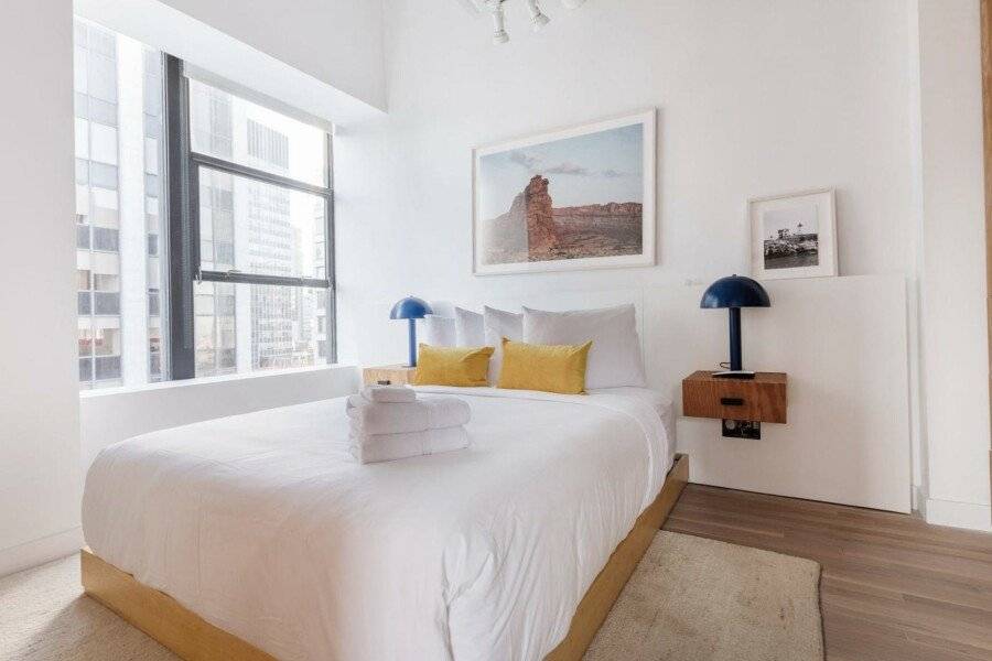 Placemakr Wall Street hotel bedroom