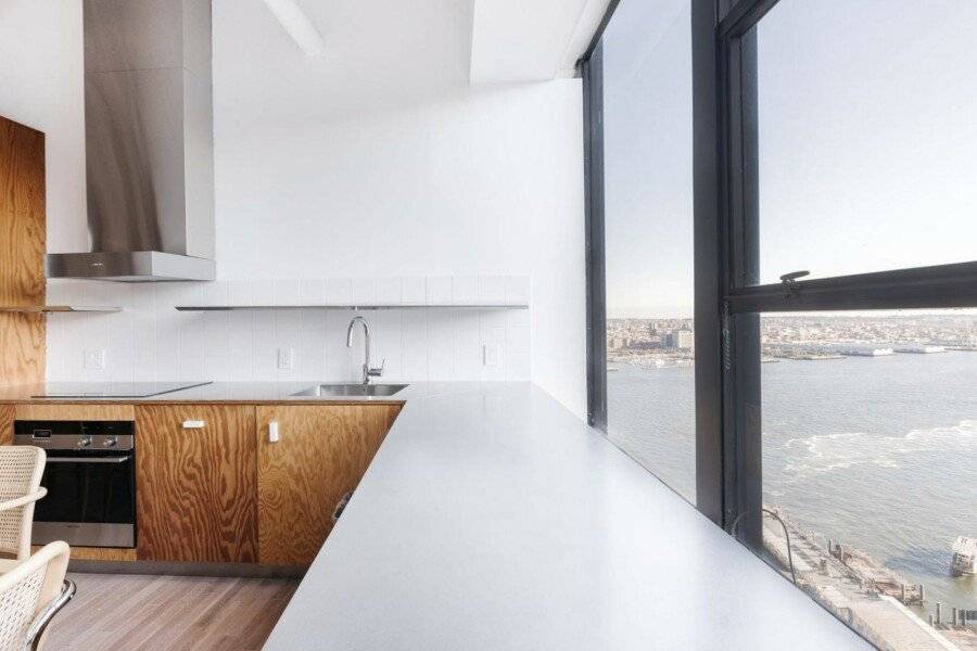 Placemakr Wall Street kitchen,ocean view