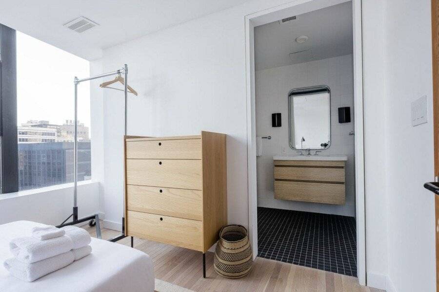 Placemakr Wall Street hotel bedroom