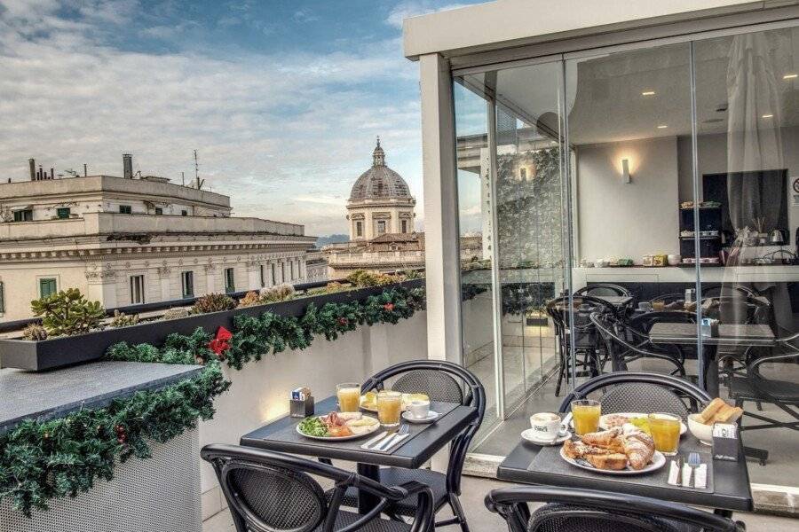 Doria Palace Boutique Hotel balcony,breakfast,ocean view