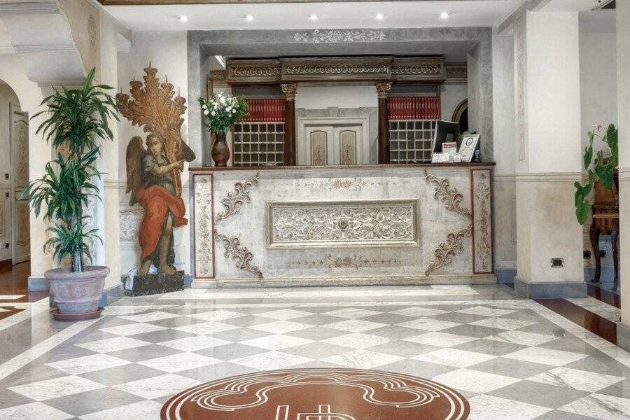 Hotel Villa San Pio lobby,front desk