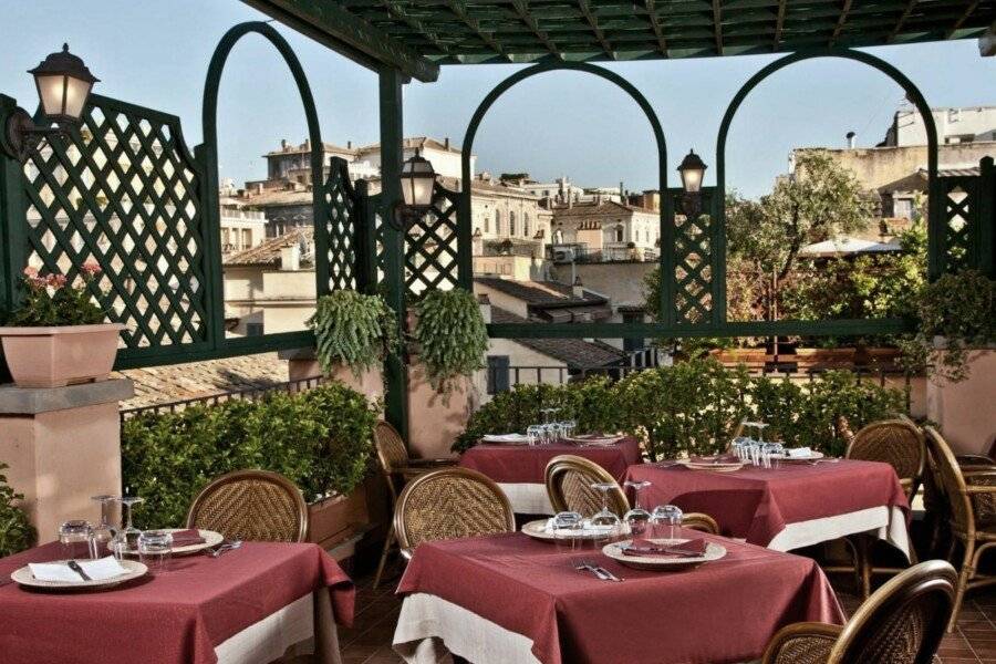 Albergo Ottocento restaurant, balcony, garden, ocean view