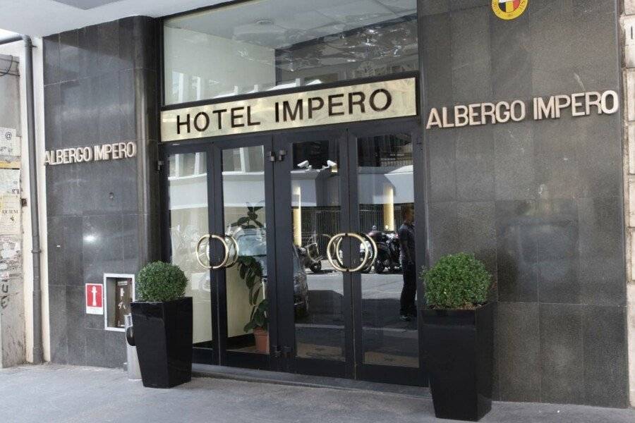 Hotel Impero facade, hotel facade