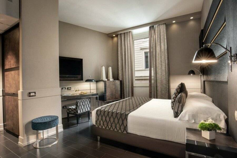 The Style, Rome hotel bedroom